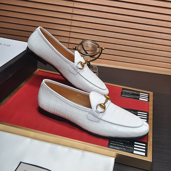 Giày loafer gucci trắng bệt MB351