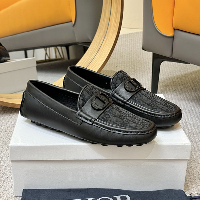 Giày lười Dior logo dập nổi MB348