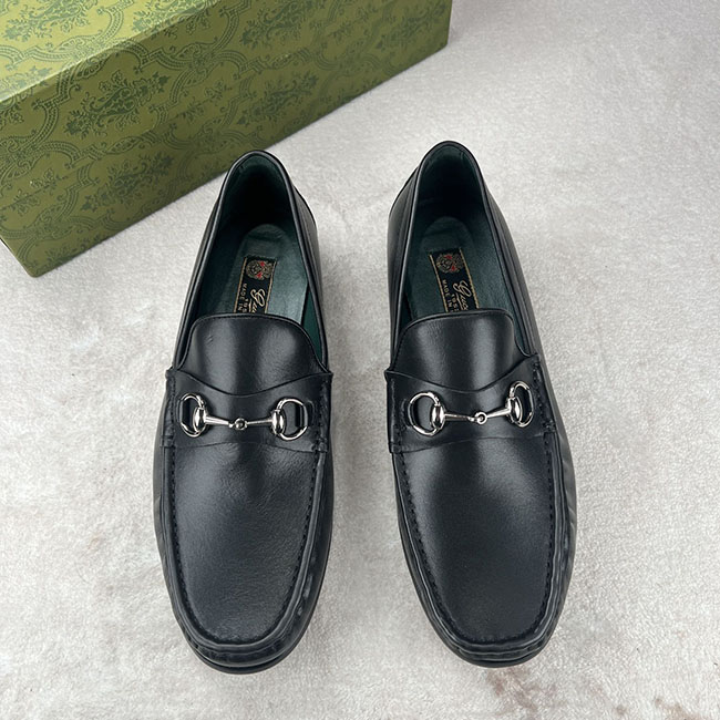 Giày gucci loafer lười like auth 2 màu MB366