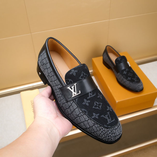 Giày lv loafer lười MB335