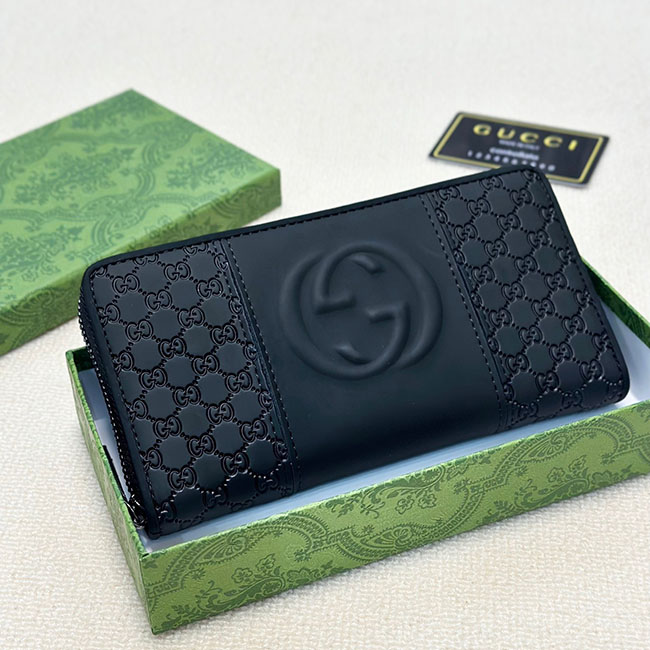 Ví dài gucci nam khóa kéo TL099