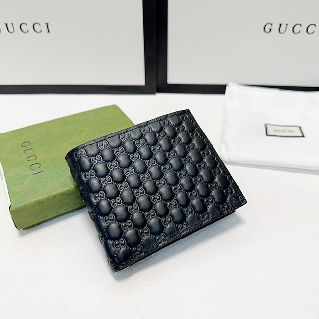 Ví nam gấp ngắn gucci dập nổi TL075