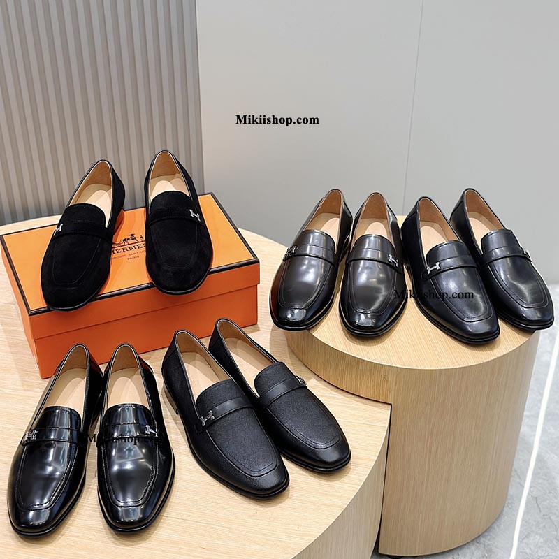 Giày Hermes nam loafer MK88