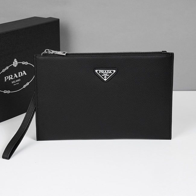Ví cầm tay clutch prada nam MK275